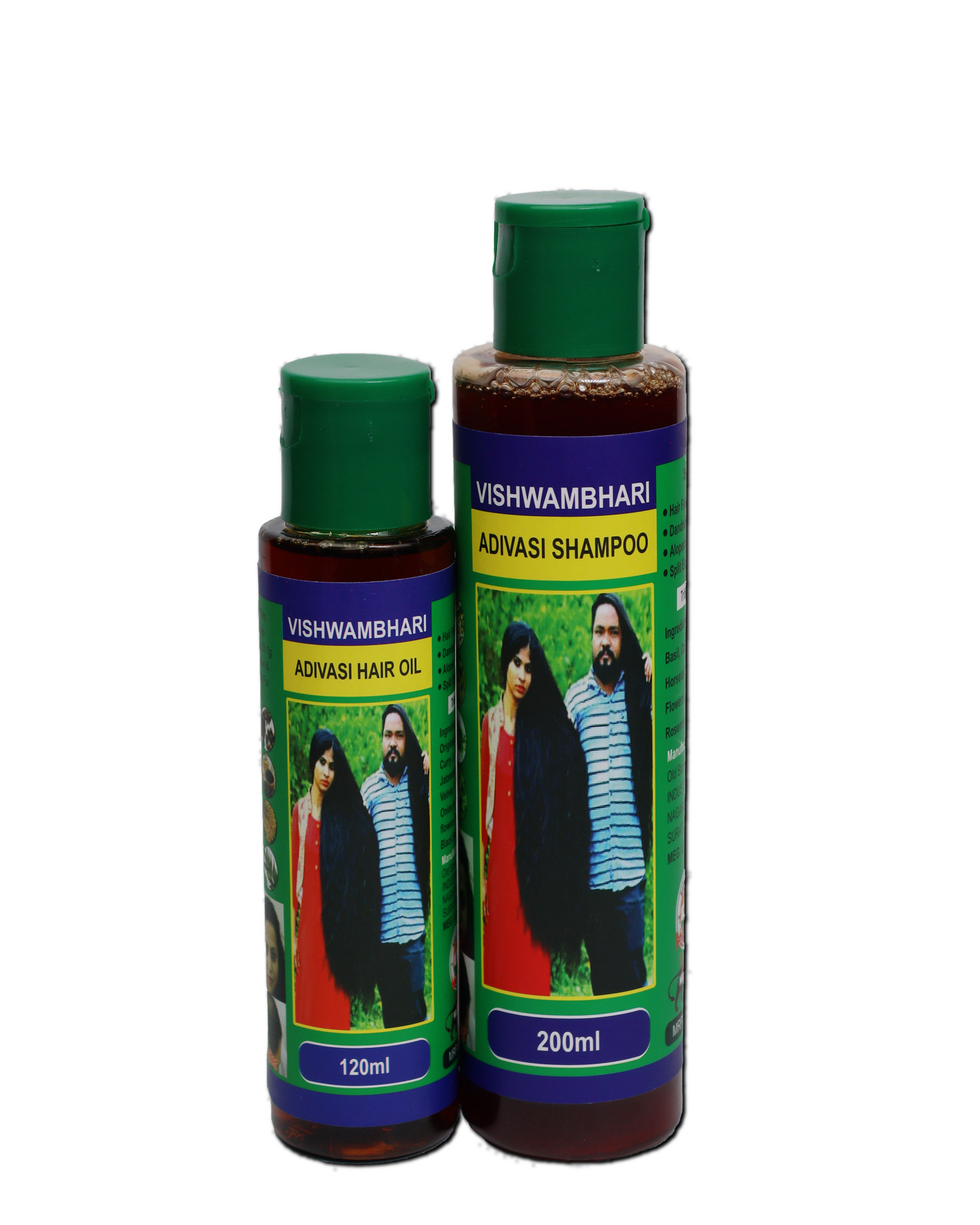 (BUY 1 GET 1 FREE) Adivasi Hair Oil & Shampoo For Men & Women For Your Hair Growths